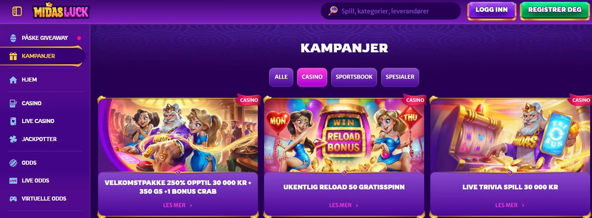 Bonuser og kampanjer