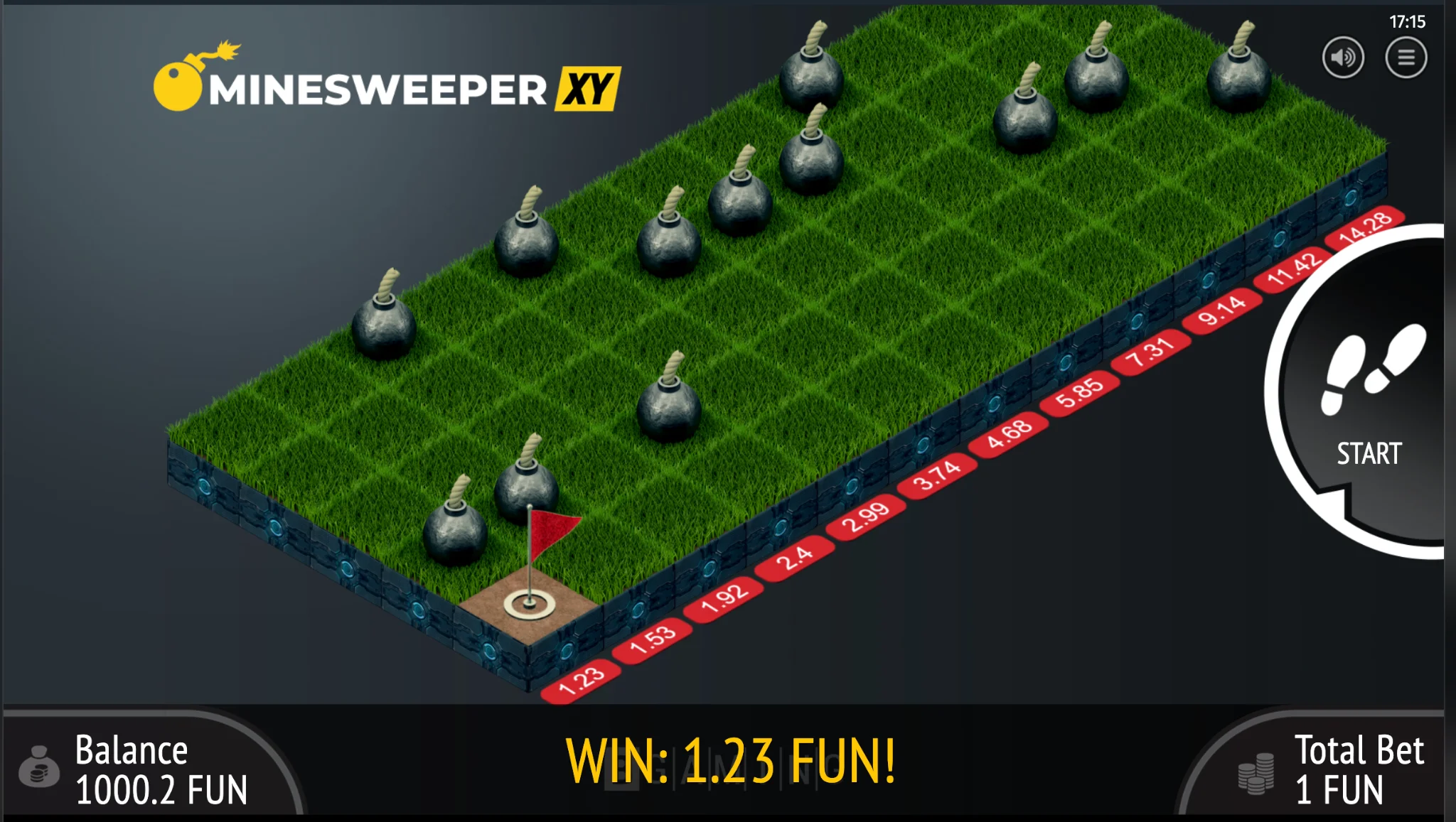 Minesweeper XY Crash Spill