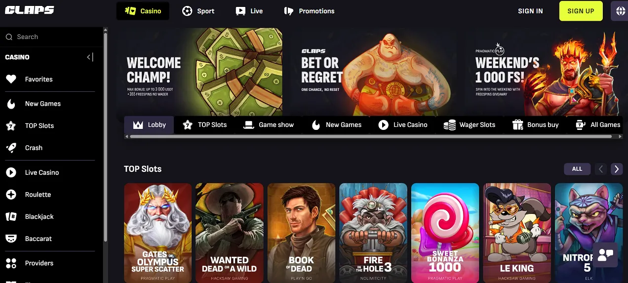 Claps Casino