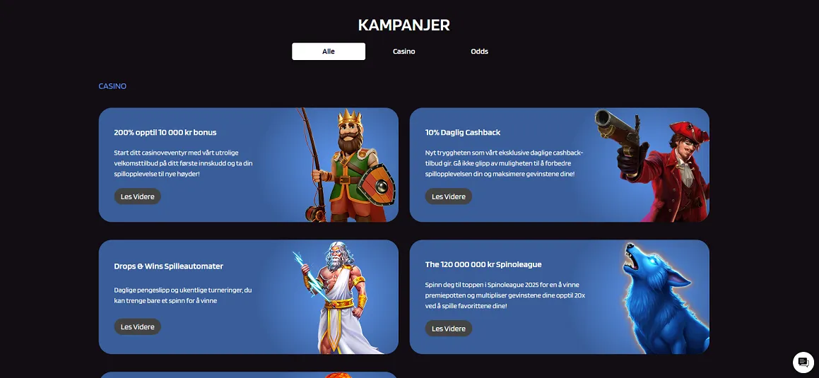 Bonuser og kampanjer