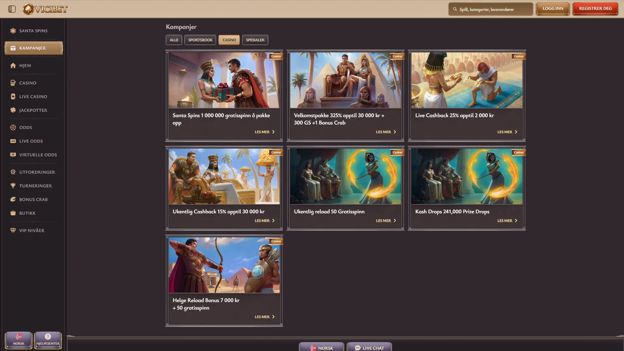 Bonuser og kampanjer