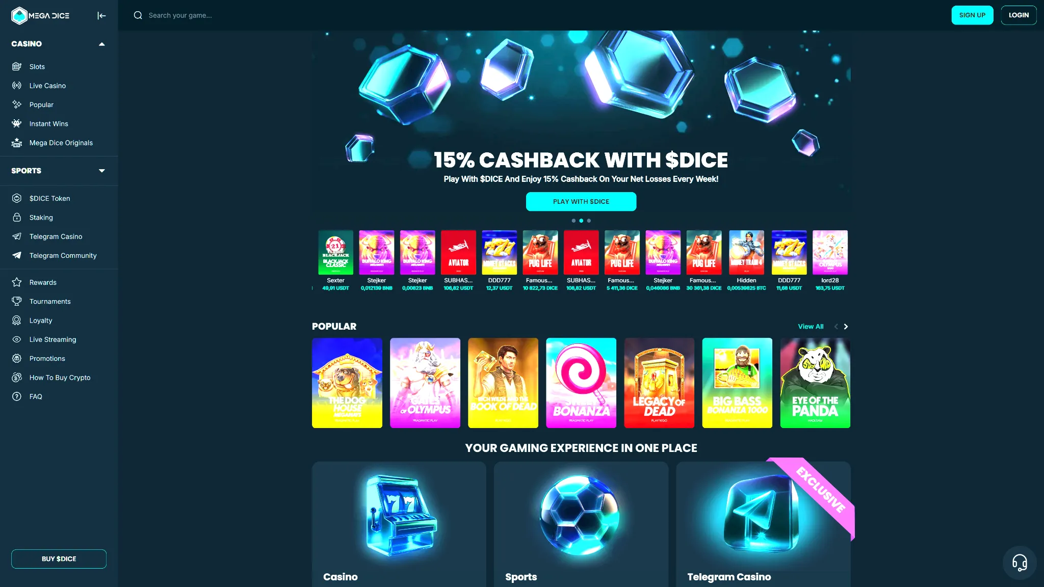 Mega Dice Casino