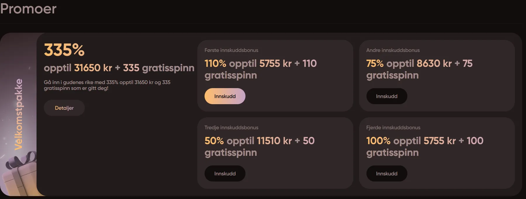 Bonuser og kampanjer