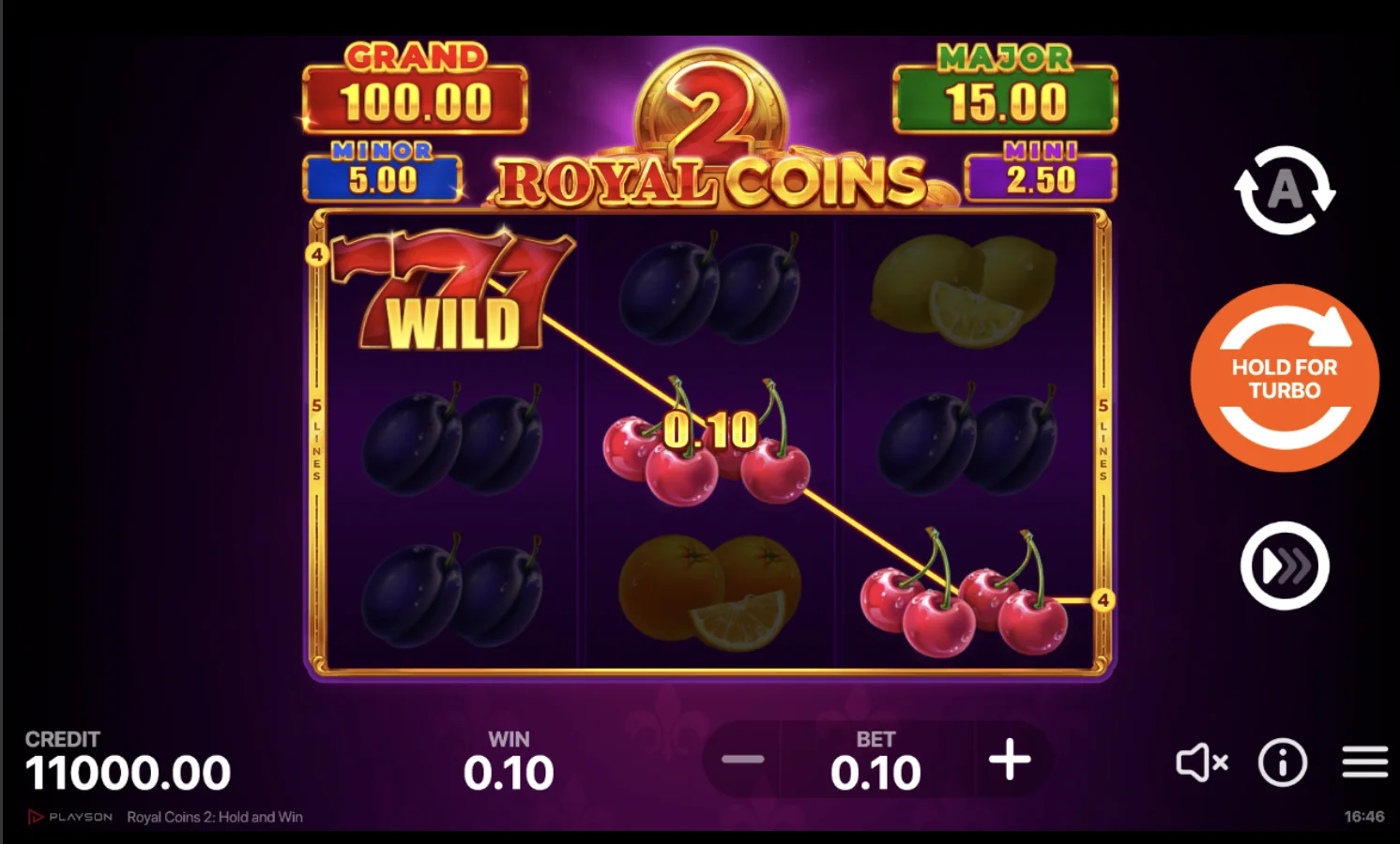 Royal Coins 2: Hold and Win