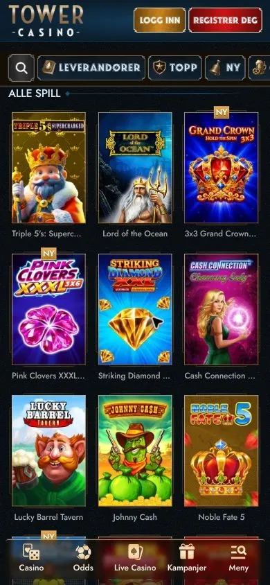 Tower og app Tower og app