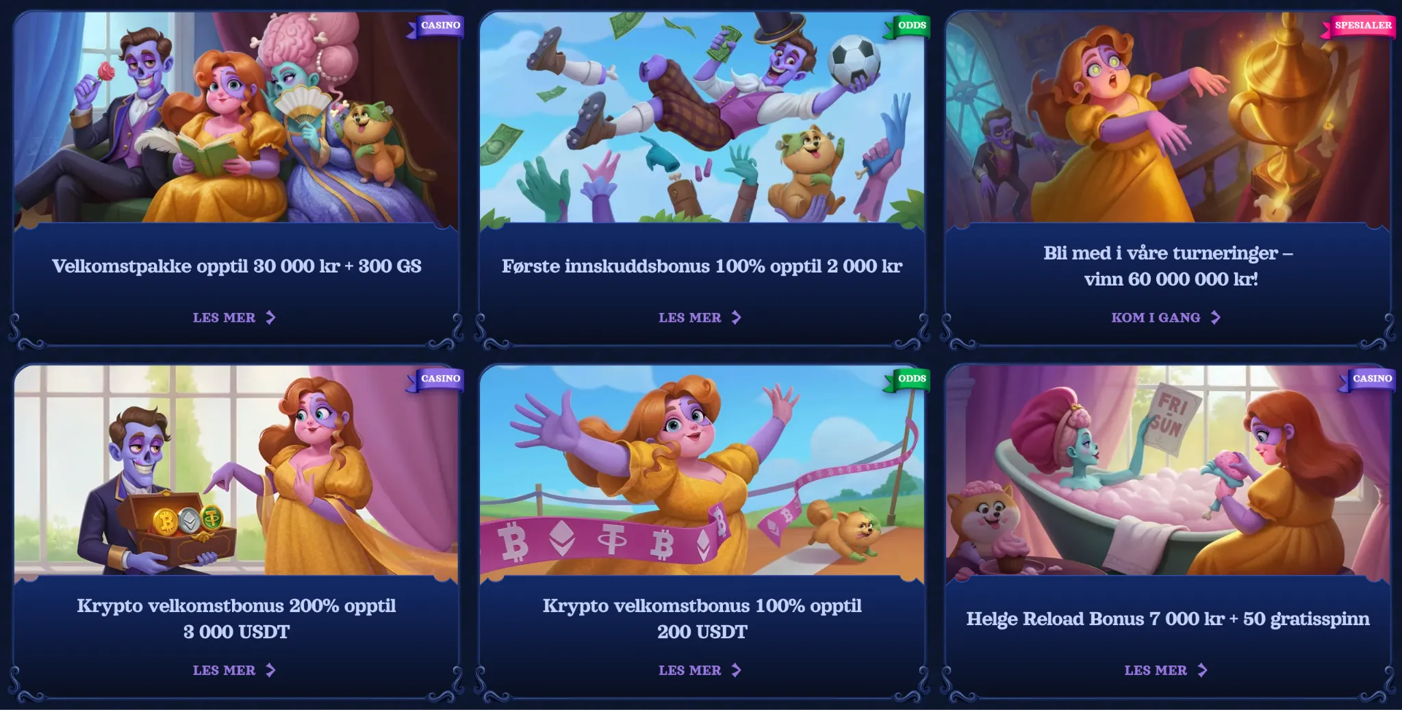 Bonuser og kampanjer Bonuser og kampanjer