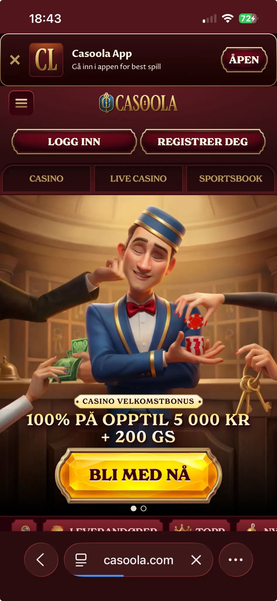 Casoola casino og app Casoola casino og app