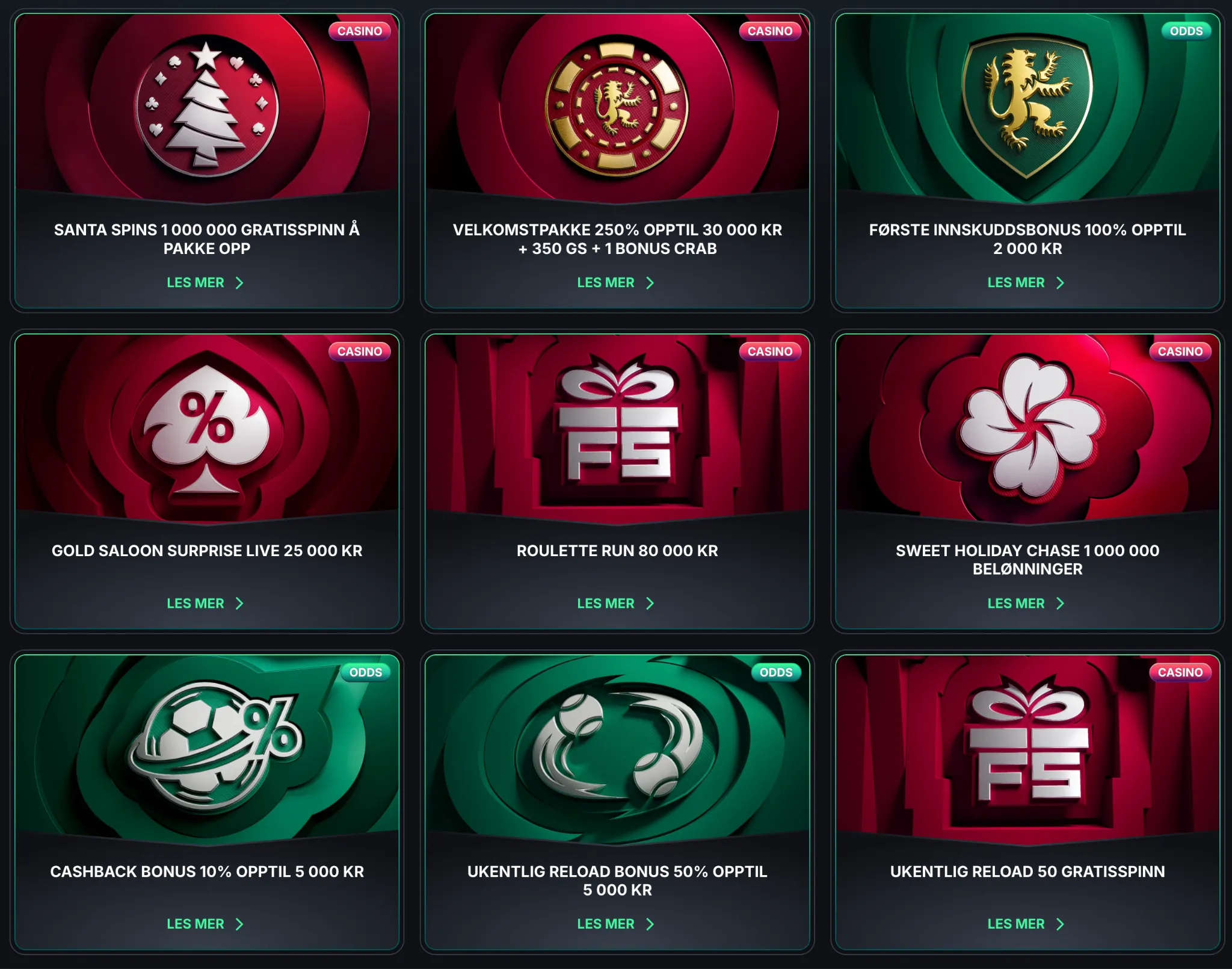 Bonuser og kampanjer