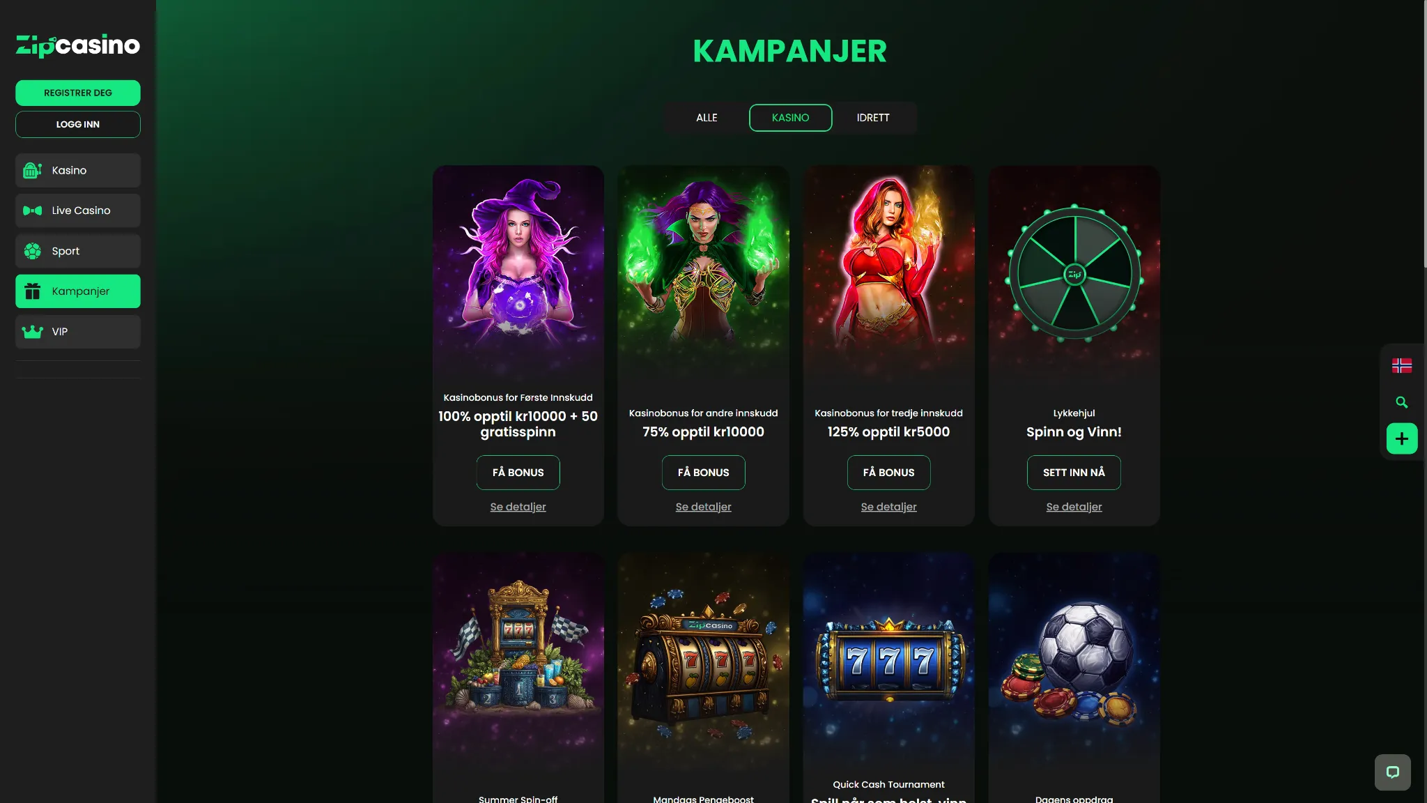 Bonuser og kampanjer