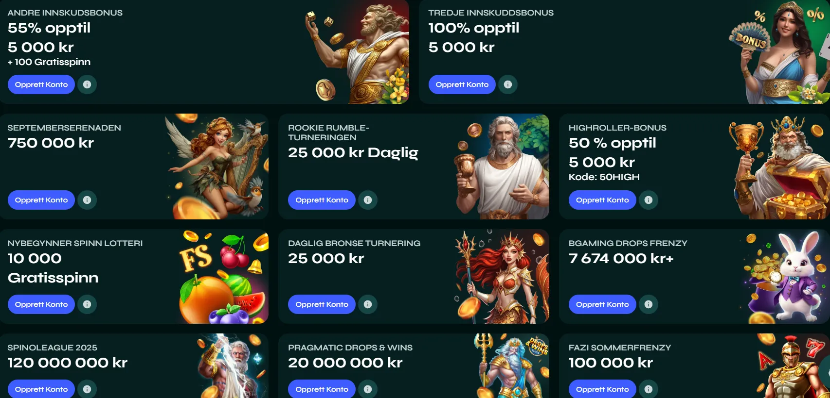 Bonuser og kampanjer