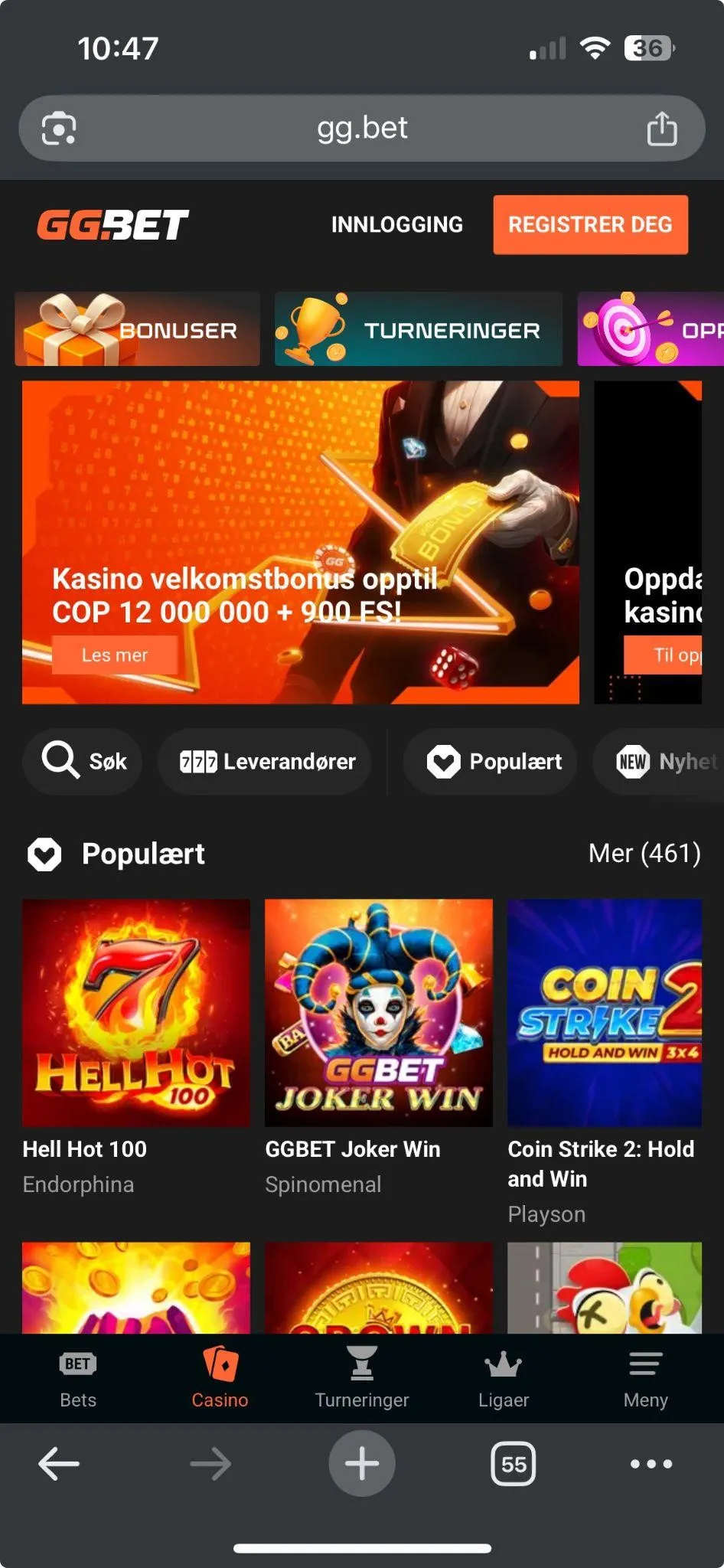 GG.Bet casino og app GG.Bet casino og app