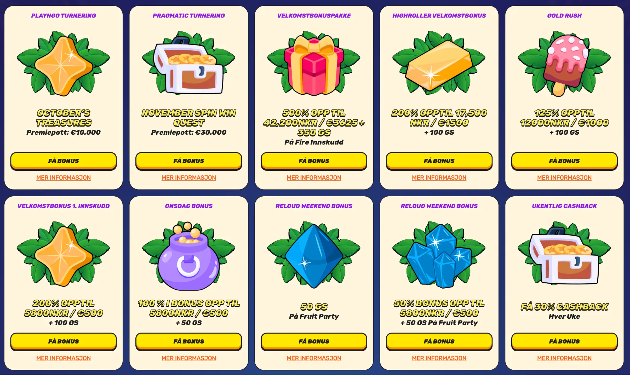 Bonuser og kampanjer