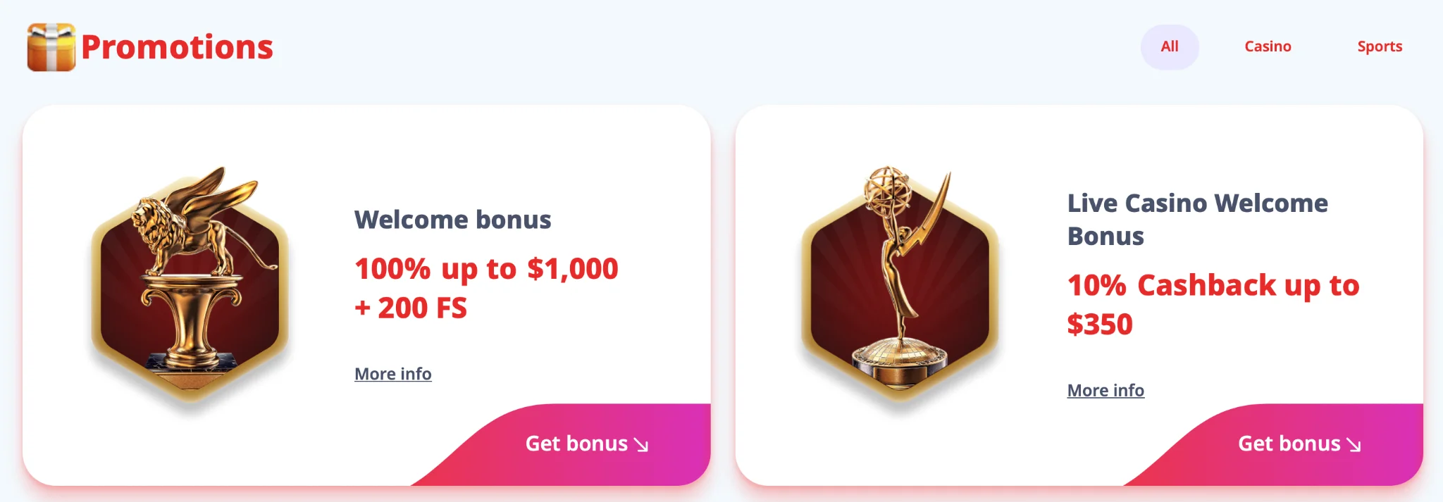 Bonuses and Promotions