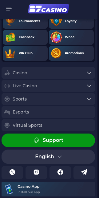 b7 casino mobiel en app