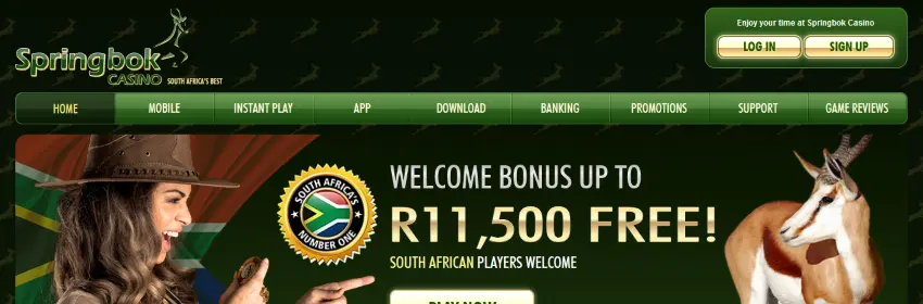 Casino Bonuses at Springbok
