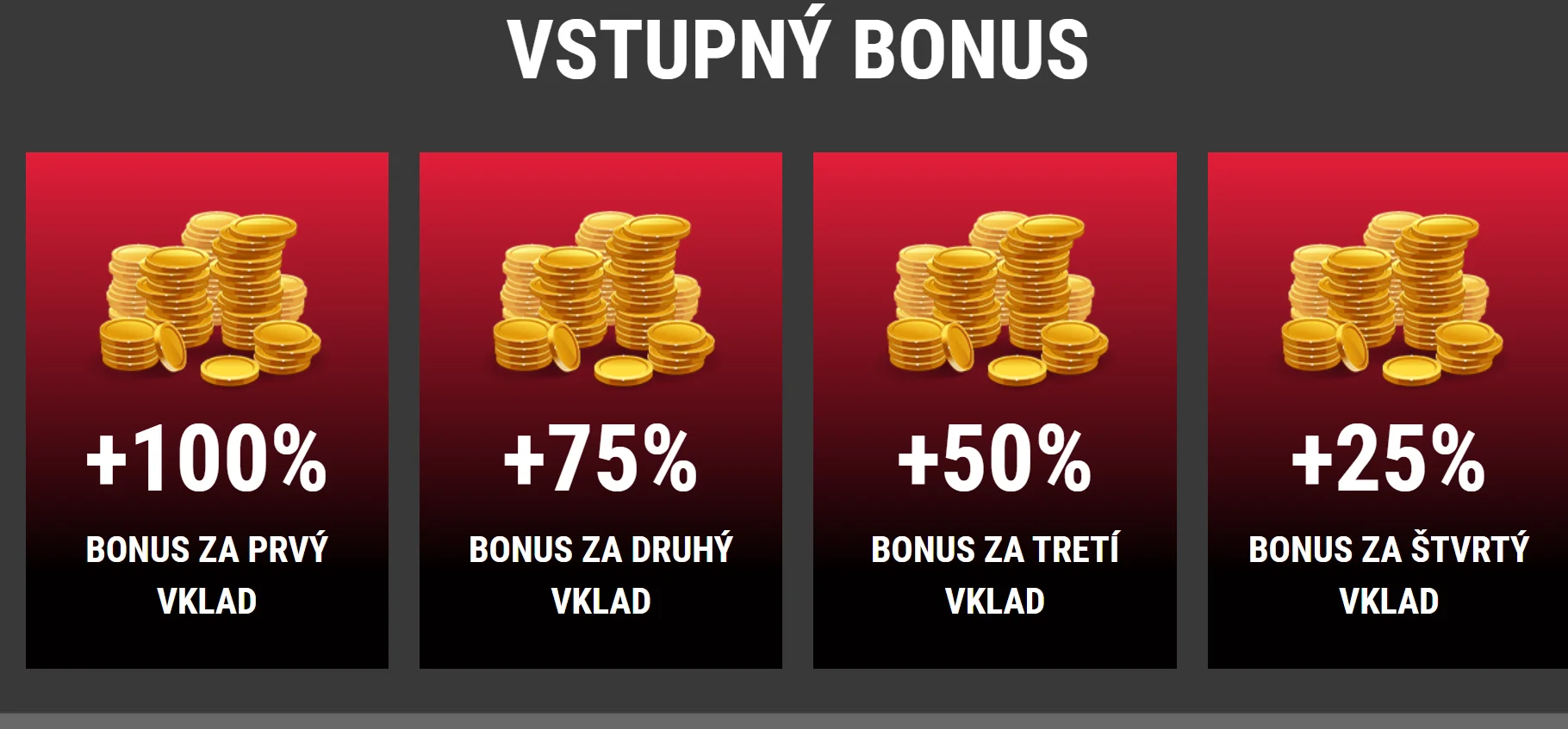 Bonusy a promo akcie