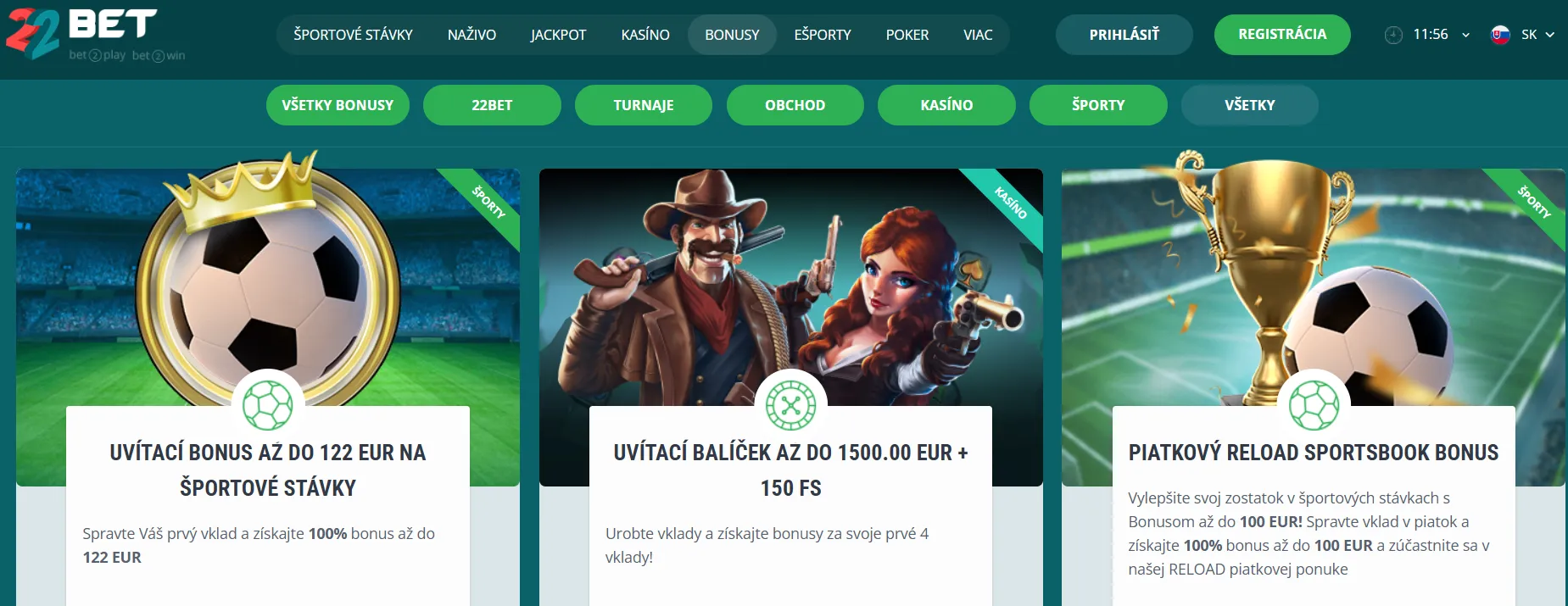 kasíno bonusy