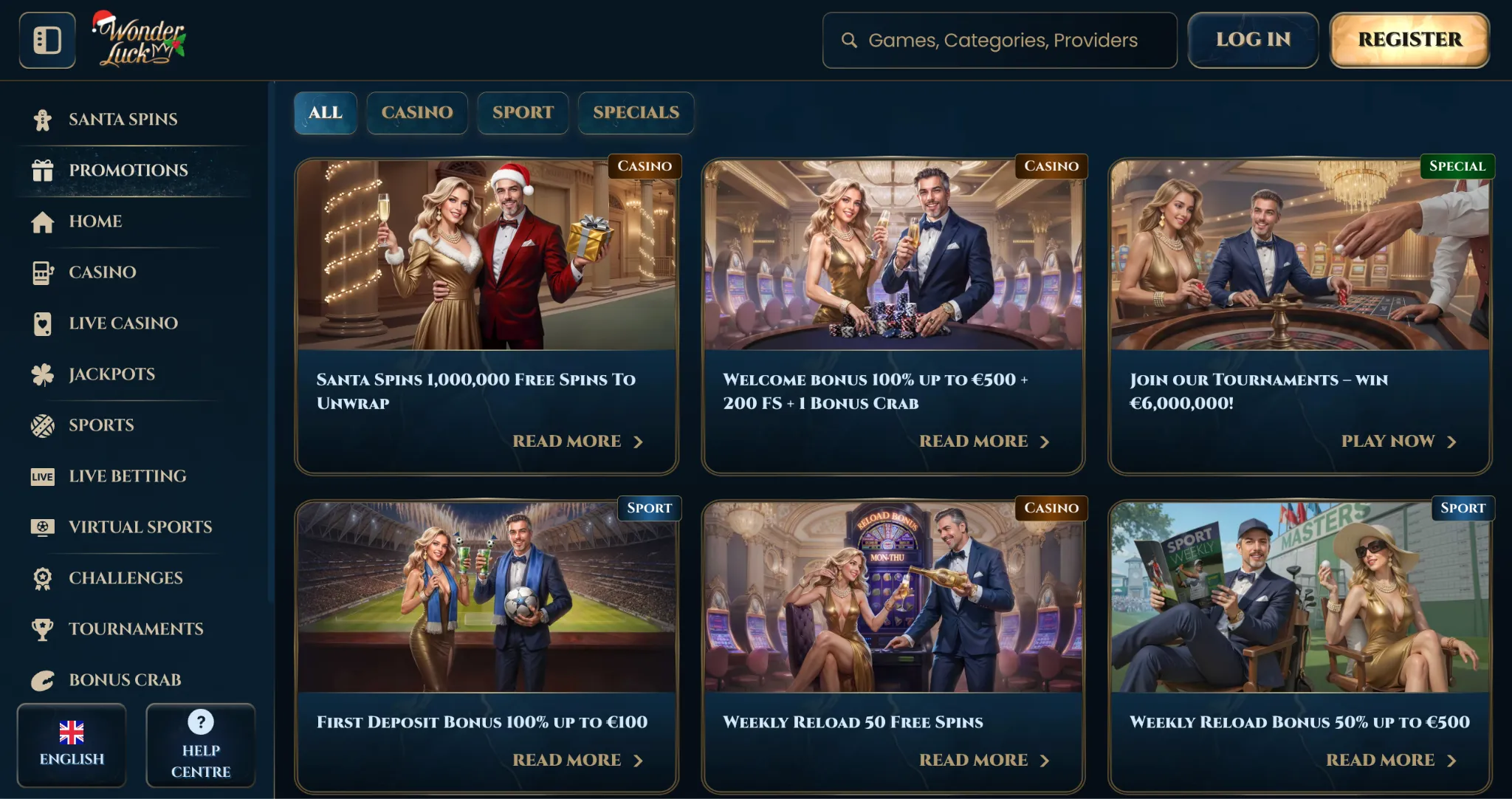 Wonder Luck kas&iacute;nov&eacute; bonusy a prom&aacute;