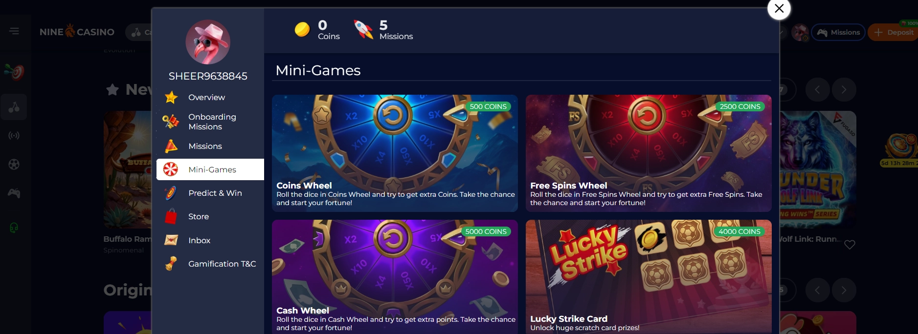 Nine casino bonusy a promo akcie