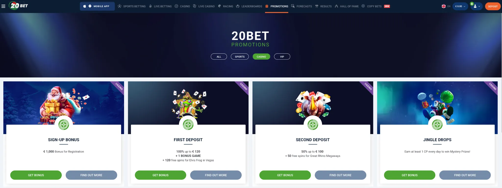 20bet kas&iacute;nov&eacute; bonusy a prom&aacute;