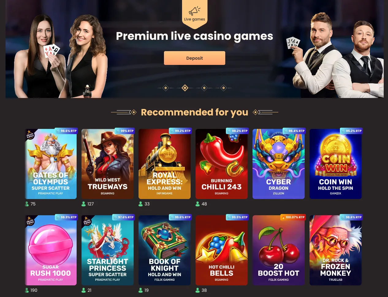 National casino v&yacute;ber hier