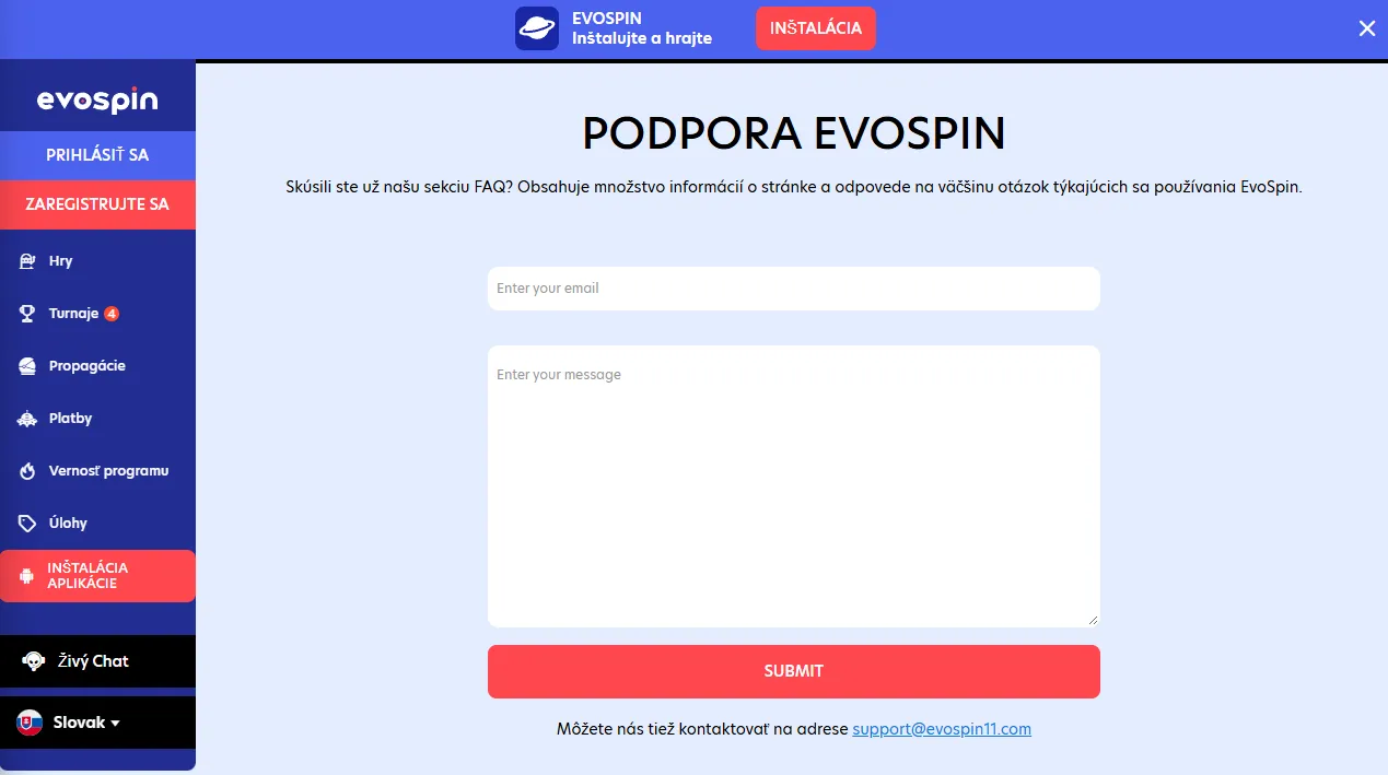 Zákaznícka podpora