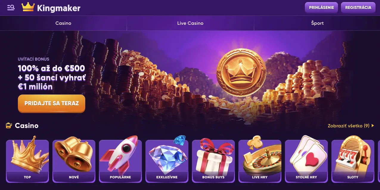 Kingmaker casino