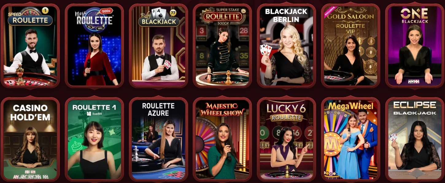 Magius Casino výber hier