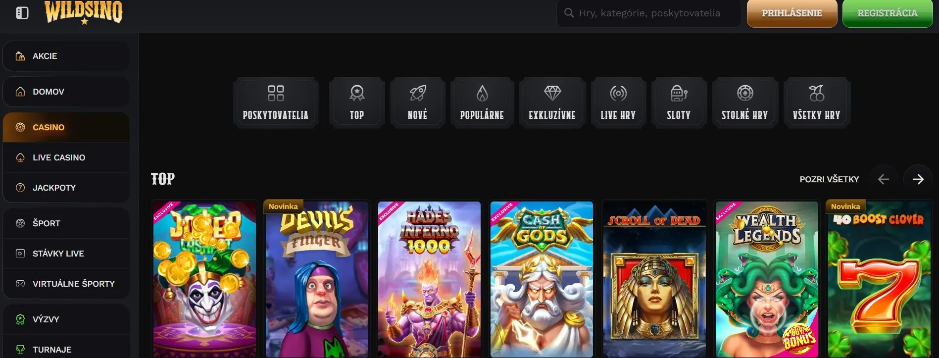 Výber hier
