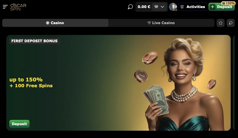 OscarSpin casino