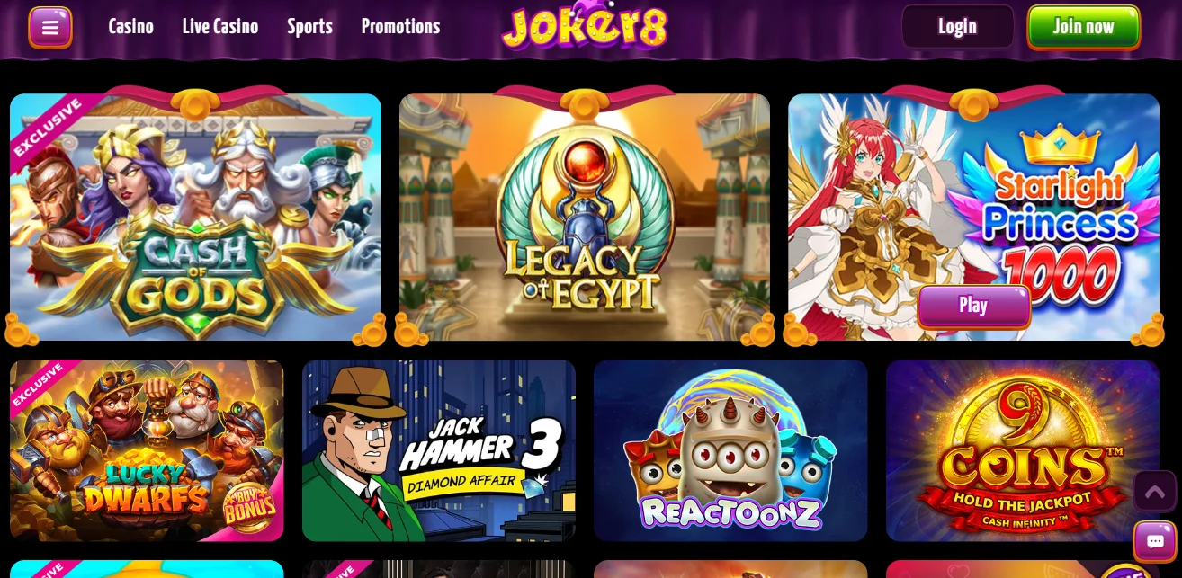 Joker8 casino
