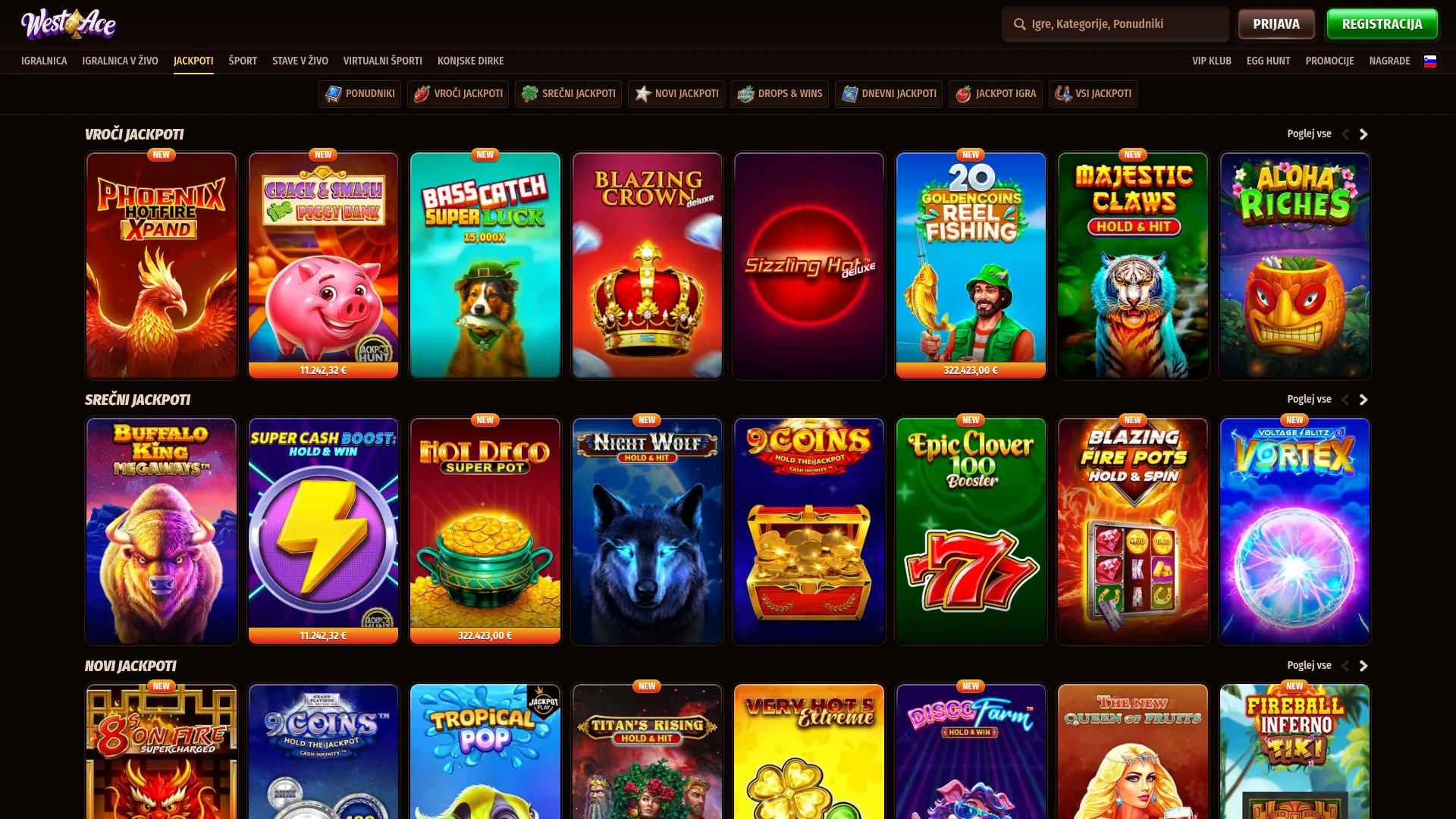 Ponudba iger Ponudba iger