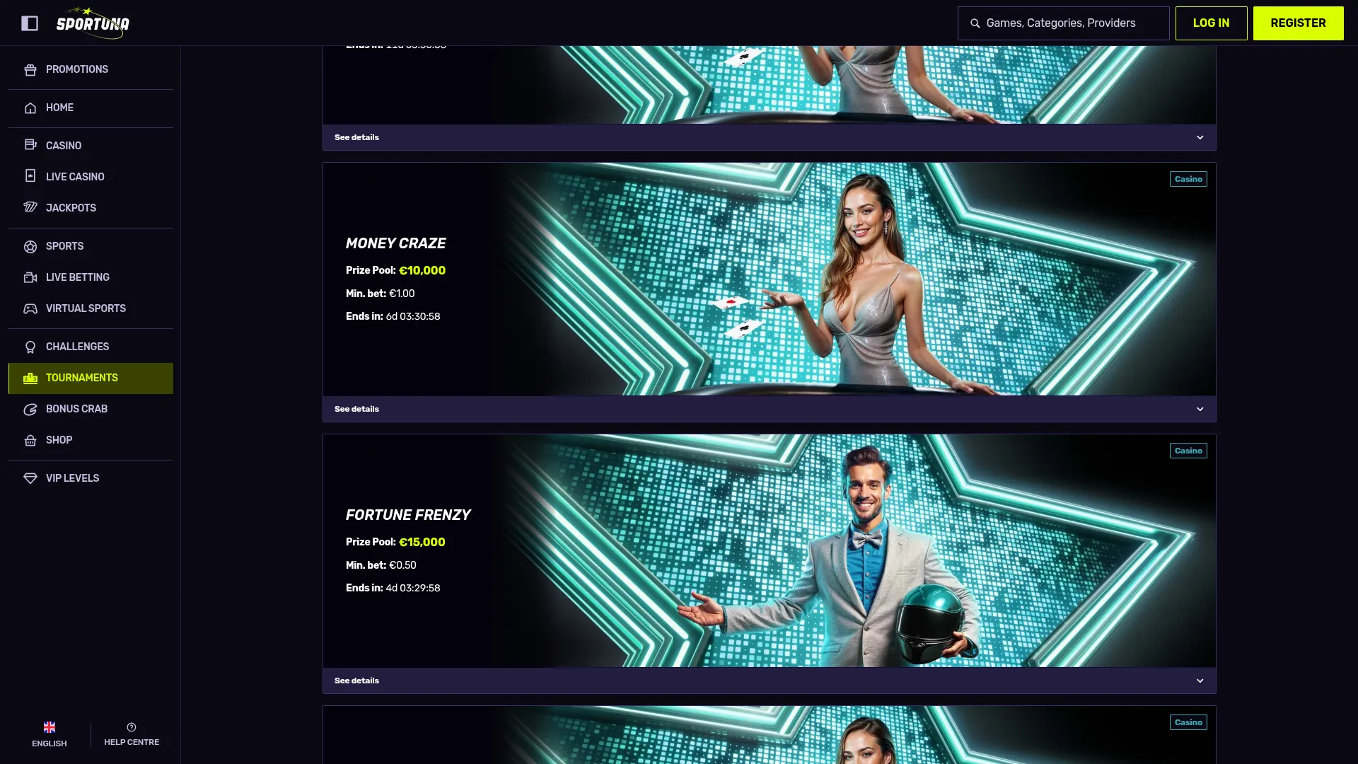 Bonusi in promocije Bonusi in promocije