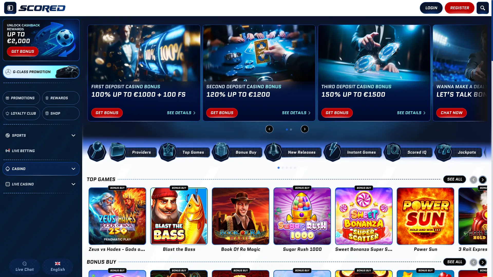 Scored online casino