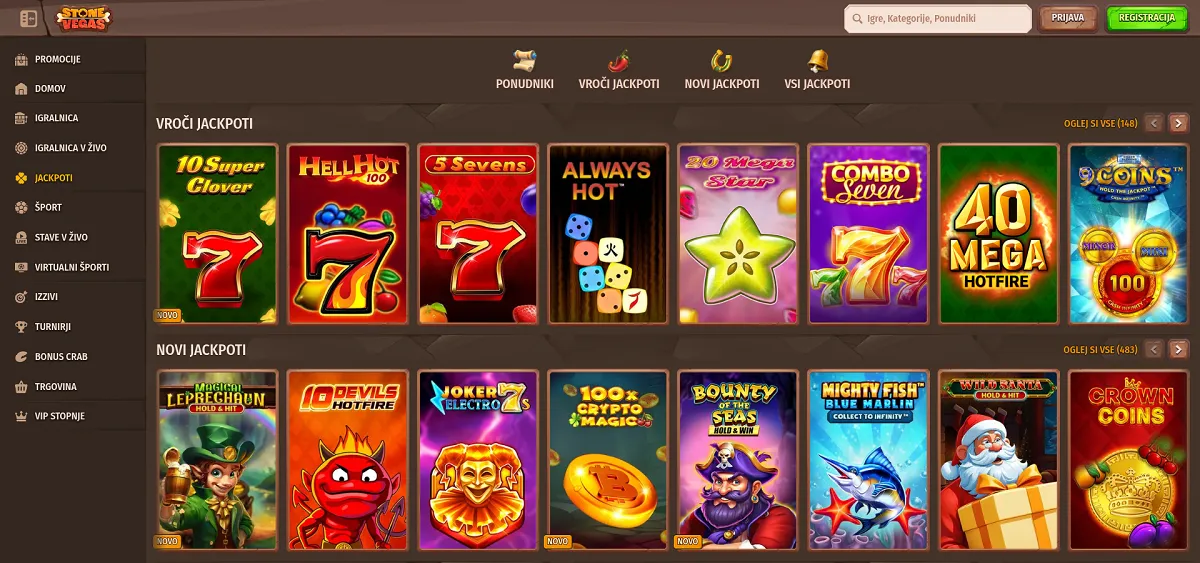 Ponudba iger