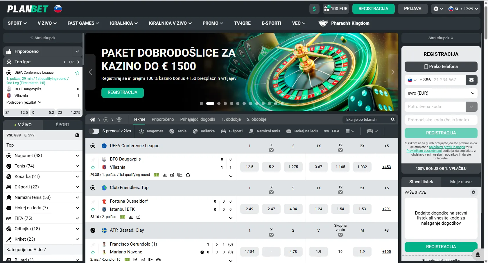 Planbet Casino