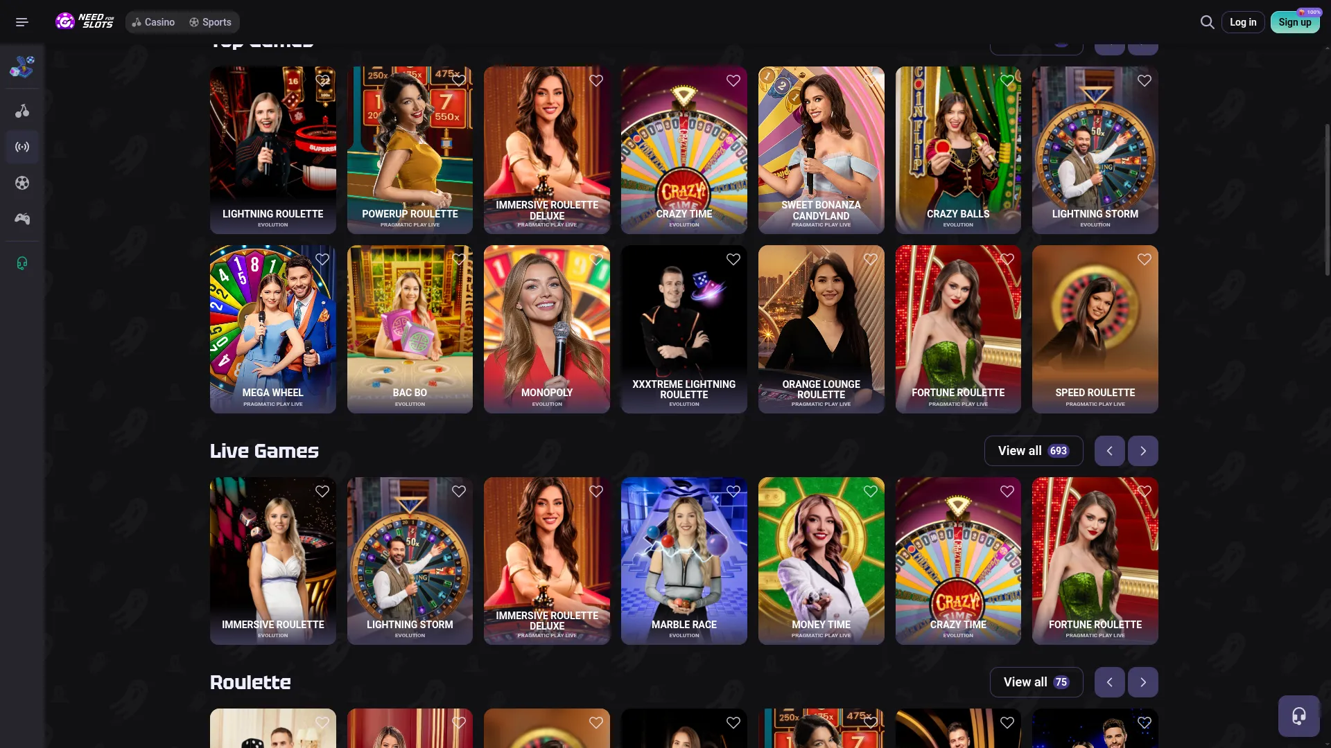 Ponudba iger Ponudba iger