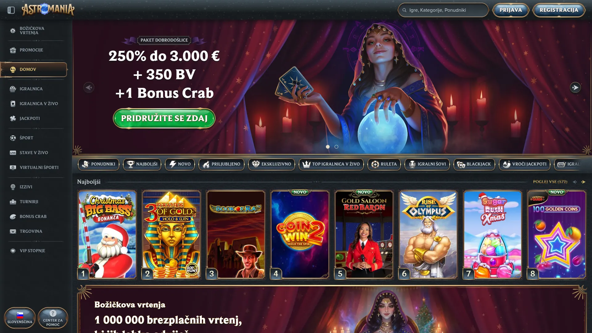 Astromania Casino
