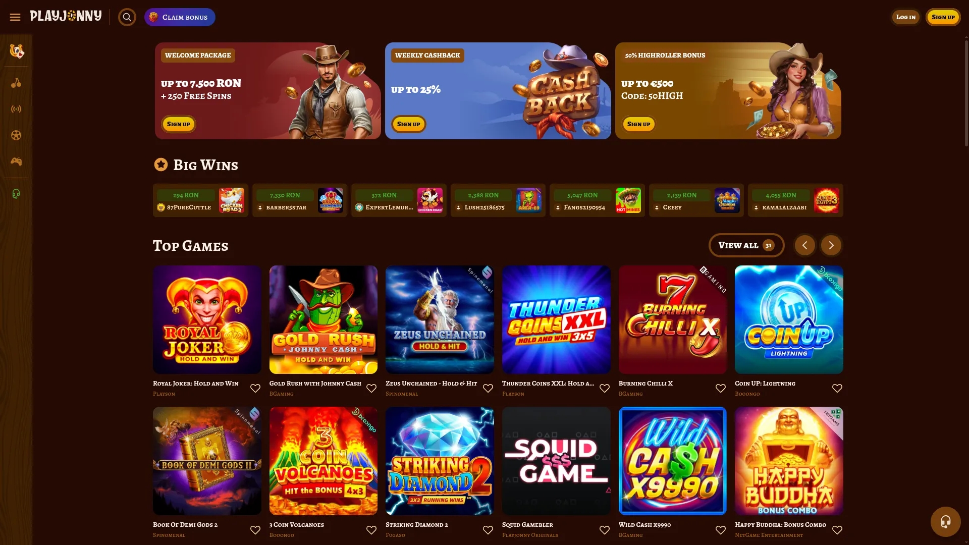 Playjonny online casino