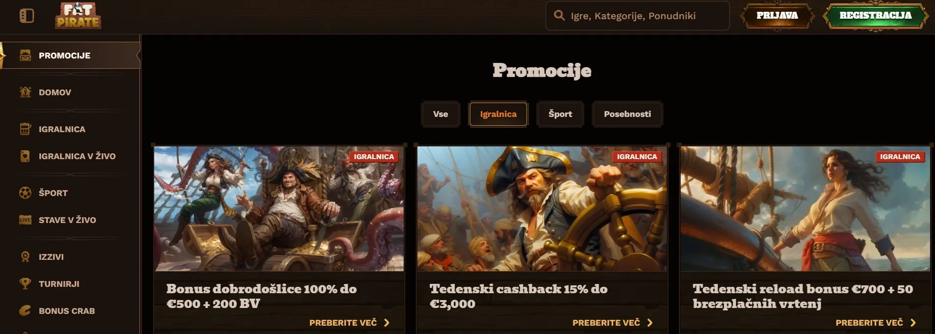 Bonusi in promocije