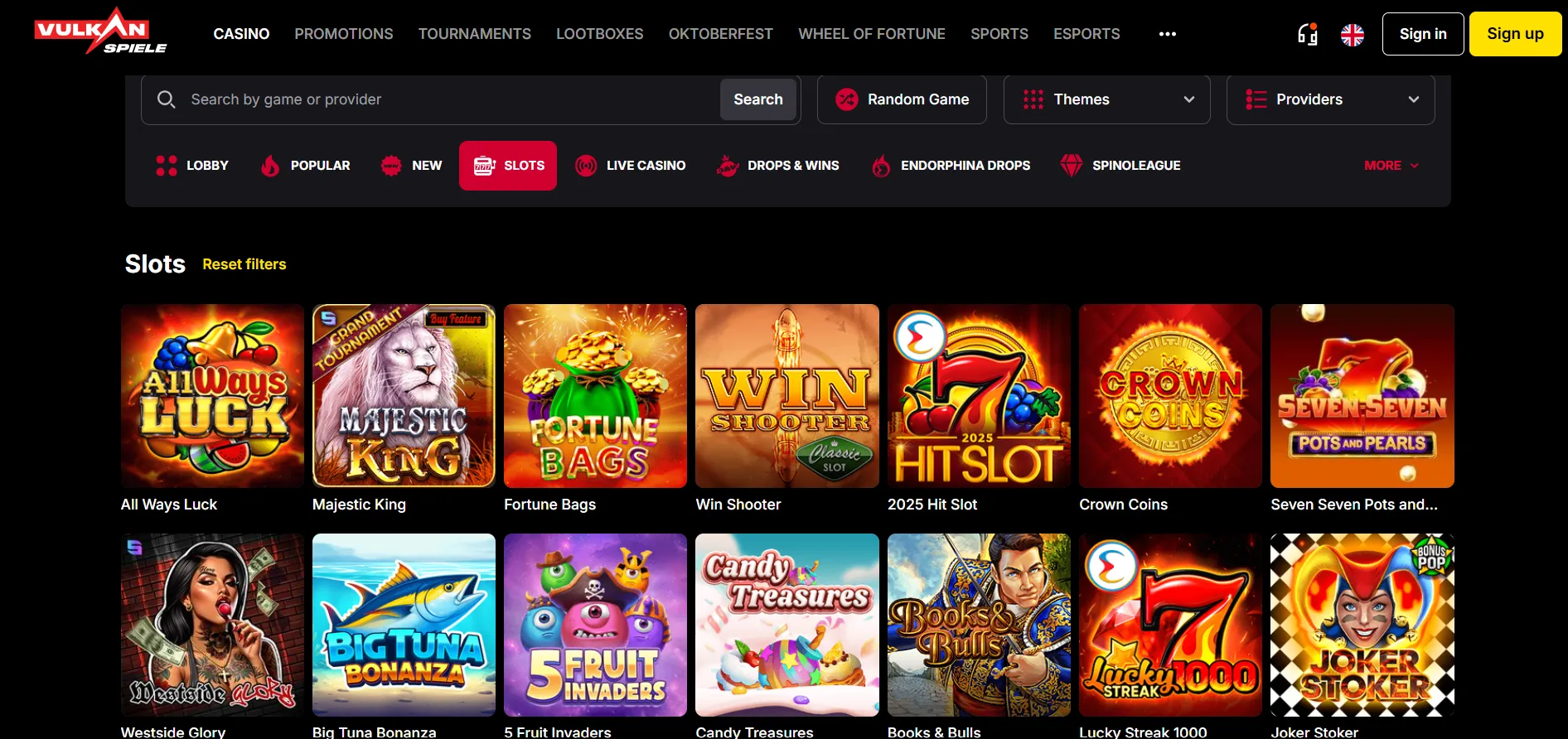 VulkanSpiele Casino
