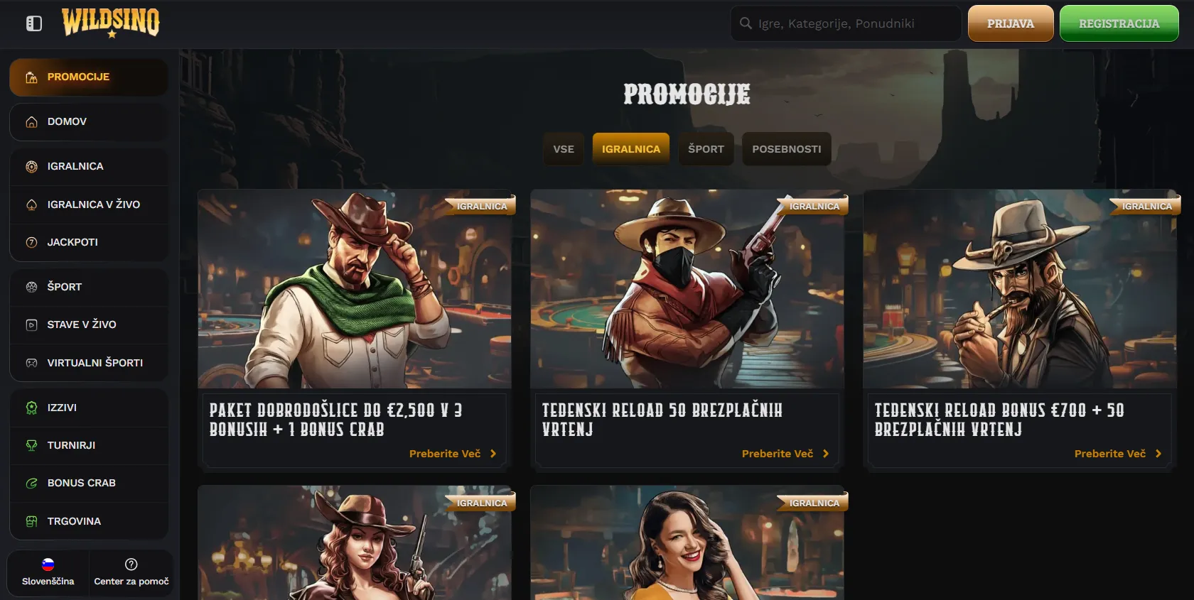 Bonusi in promocije