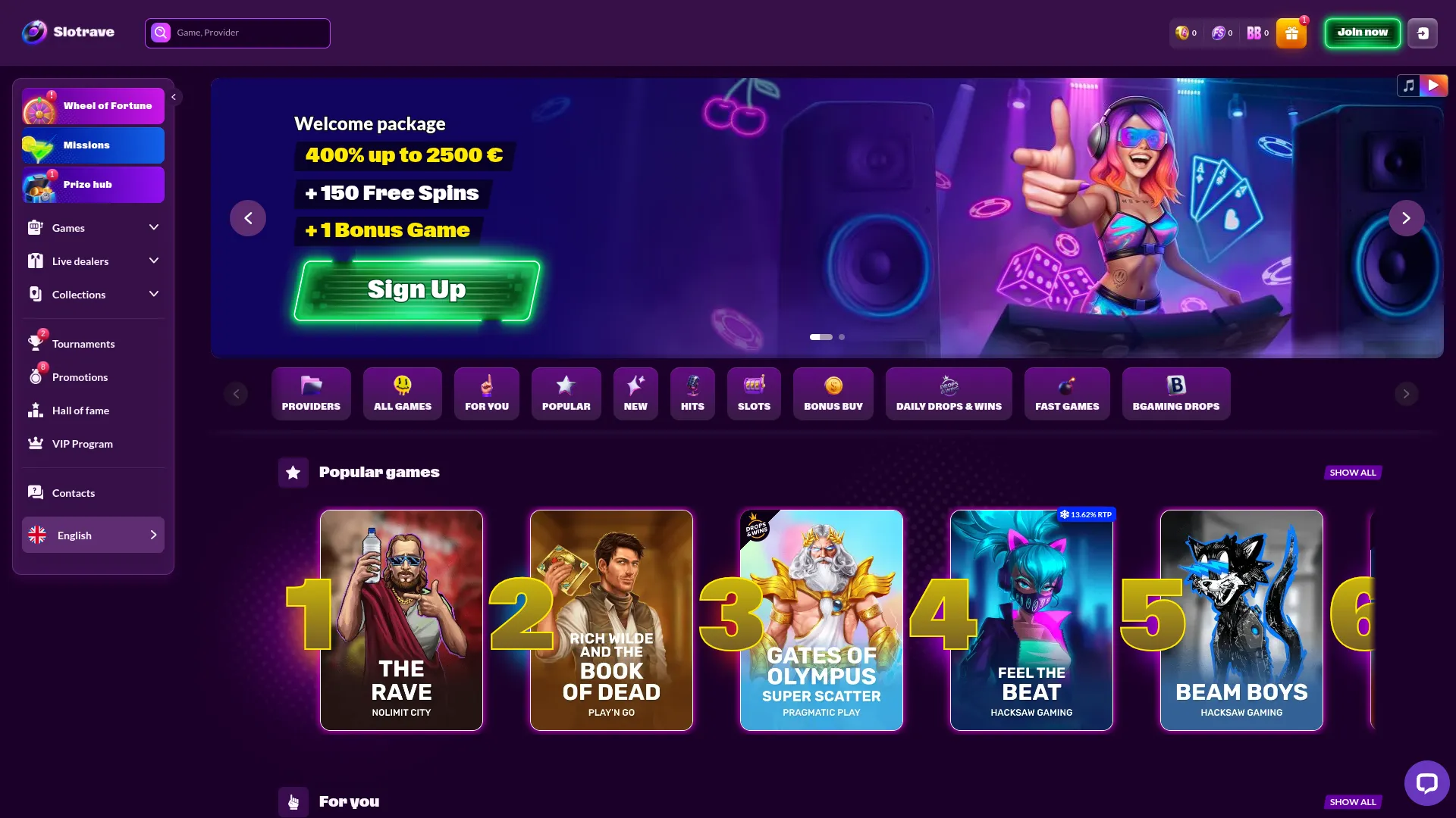 Slotrave Casino