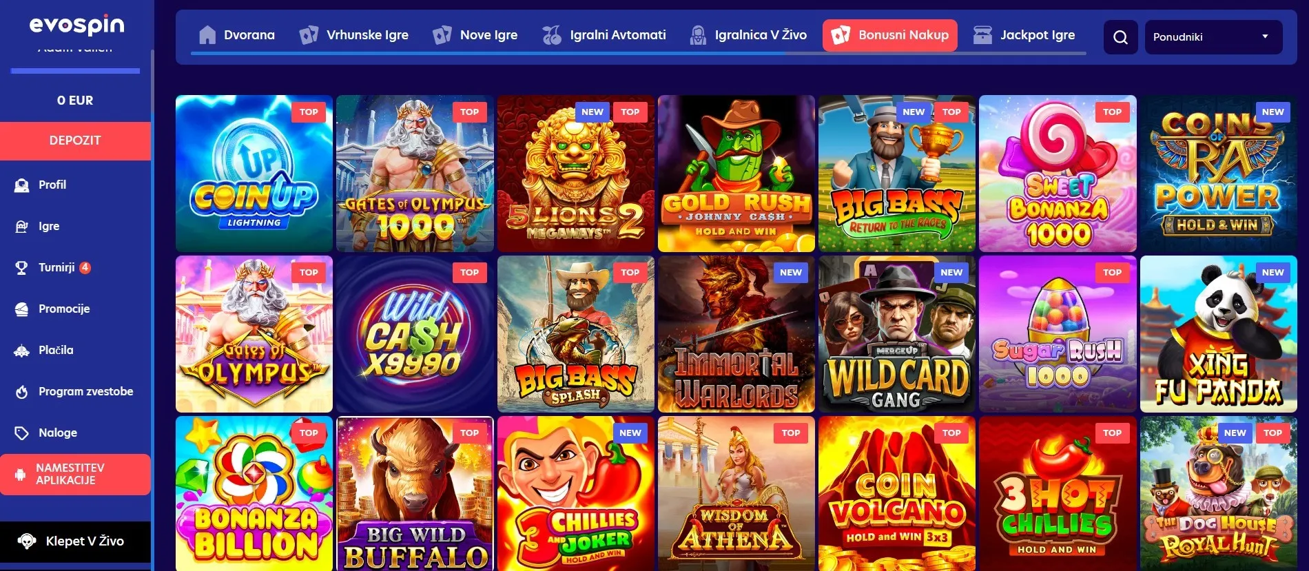 Evospin Casino