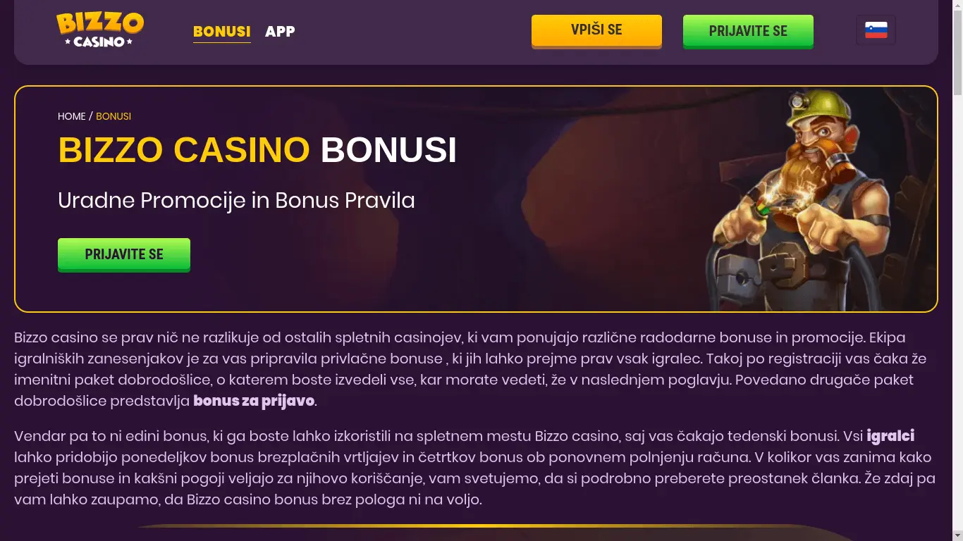 Bizzo casino