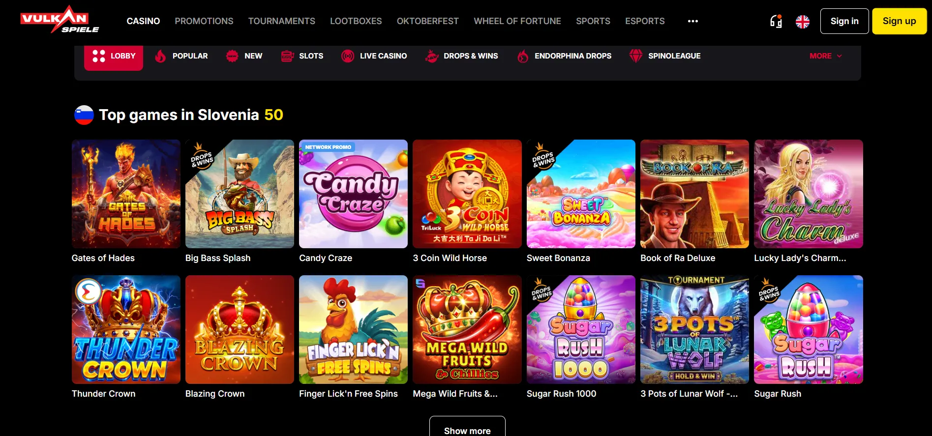 VulkanSpiele Casino