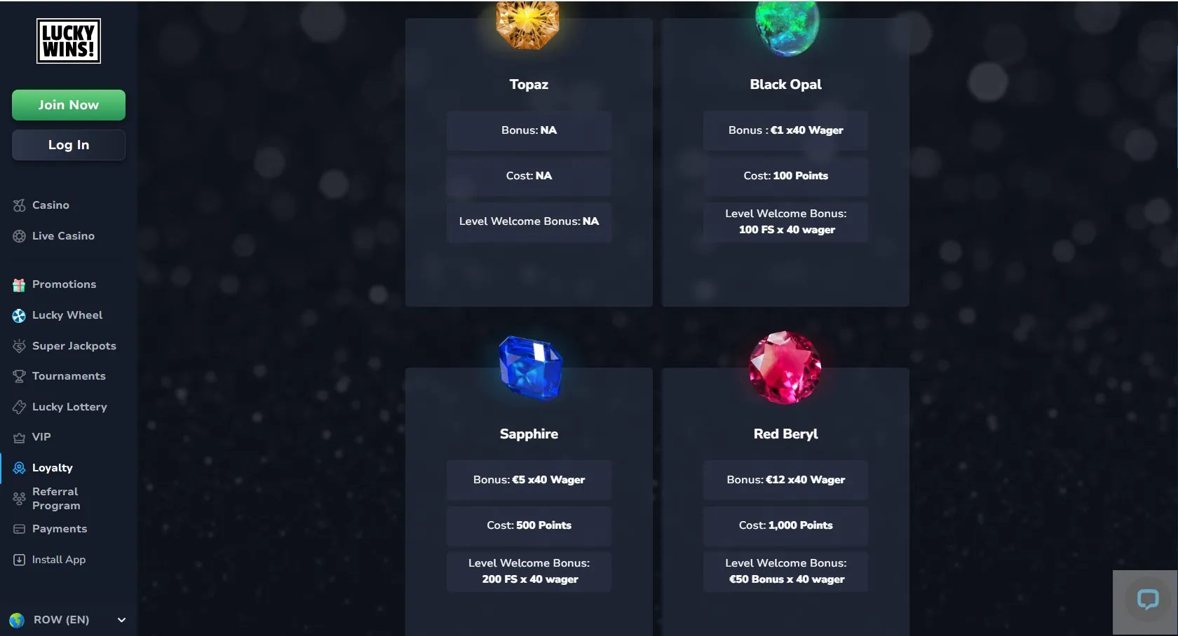 Luckywins Casino