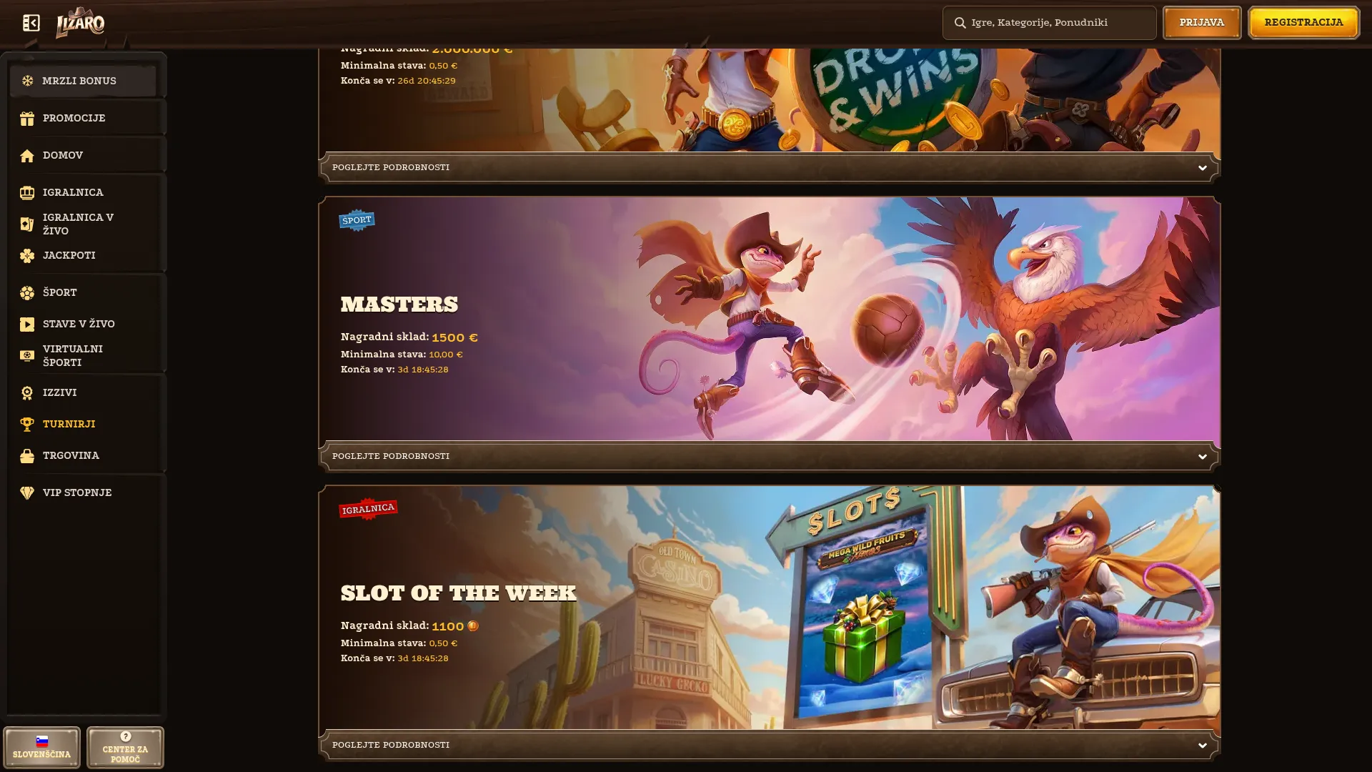 Bonusi in promocije Bonusi in promocije