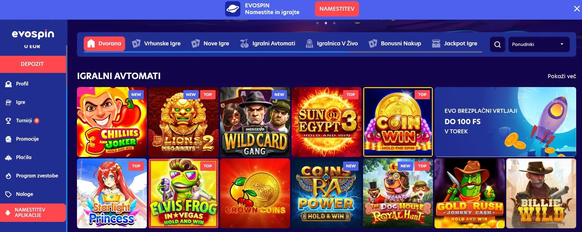 Evospin Casino