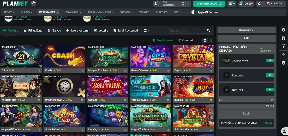 Planbet Casino